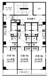 AQUA GARDENの物件間取画像